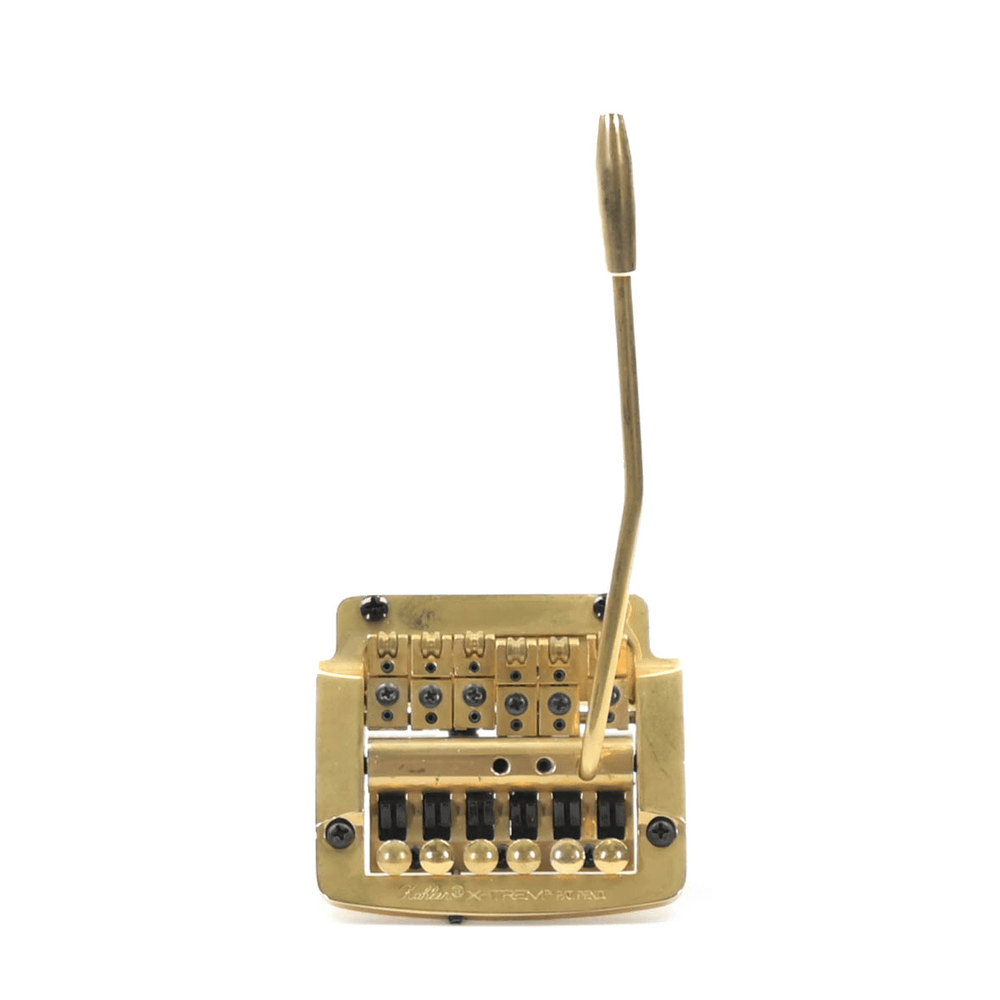 Kahler X-Trem Gold Flat Top, Brass Zadles, Steel Cam