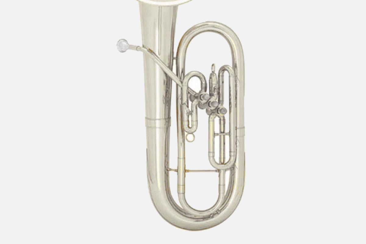 King 625SP Frontbell Euphonium verzilverd (5307367882916)