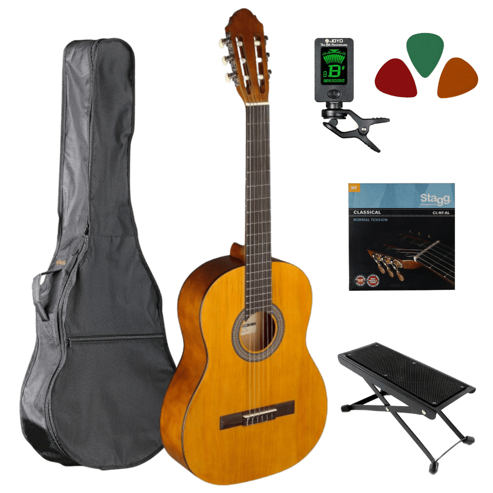 Klassieke gitaar starterset 4/4 Hout