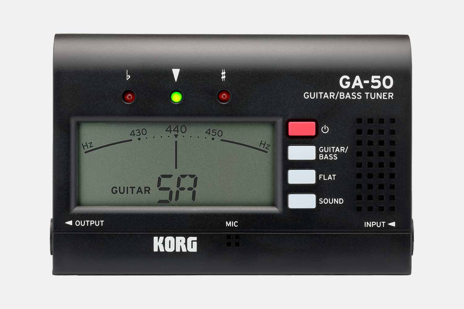 Korg GA-50 Stemapparaat Gitaar/Bass Zwart (5826616492196)