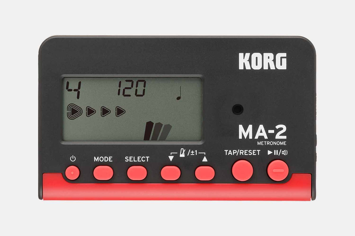 Korg MA2 Metronoom Digitaal Zwart/Rood (5826891055268)