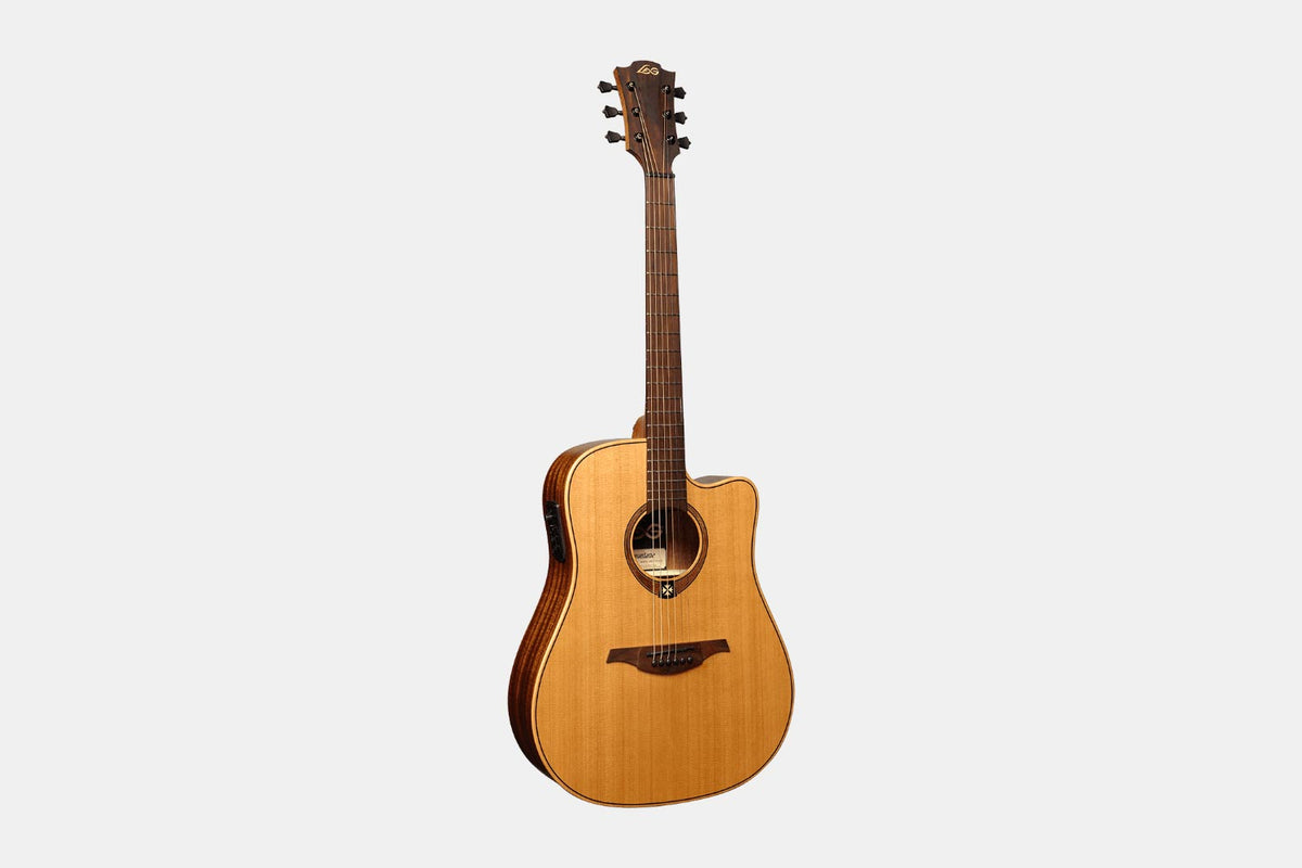 LAG T170DCE Dreadnought Semi-Akoestische gitaar