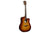 LAG T118DCE-BRS Dreadnought Semi-Akoestische gitaar Brown Shadow