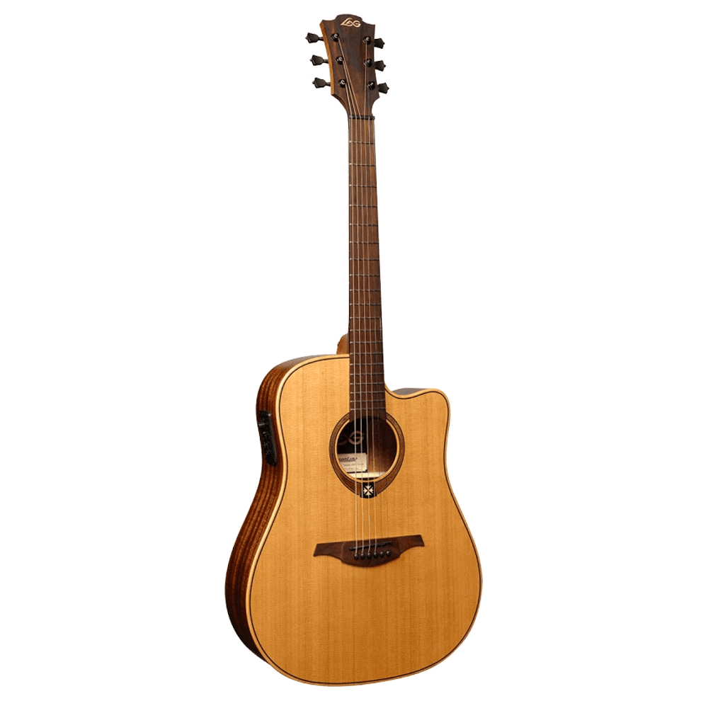 LAG T170DCE Dreadnought Semi-Akoestische gitaar