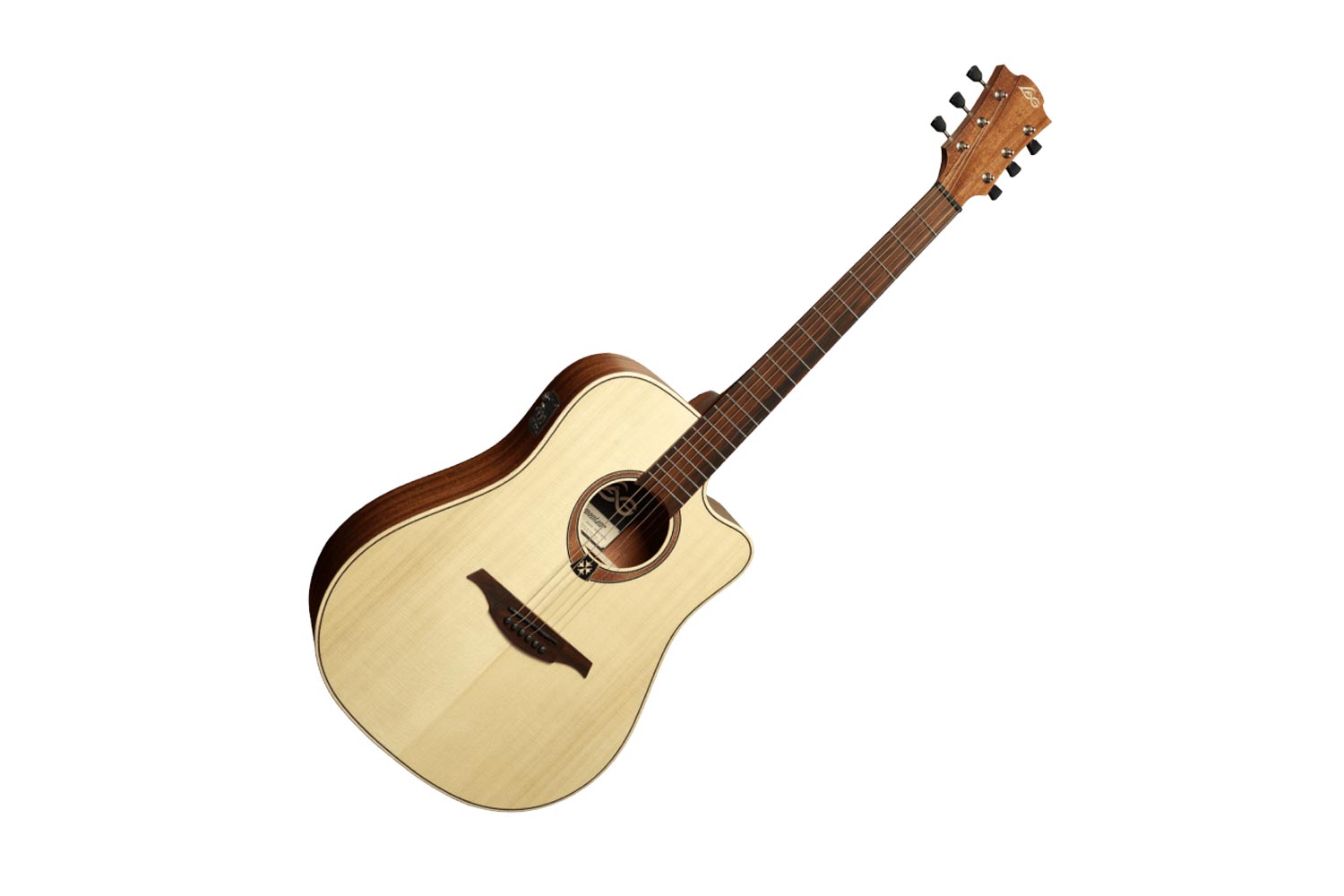 LAG T70DCE Dreadnought Semi-Akoestische gitaar