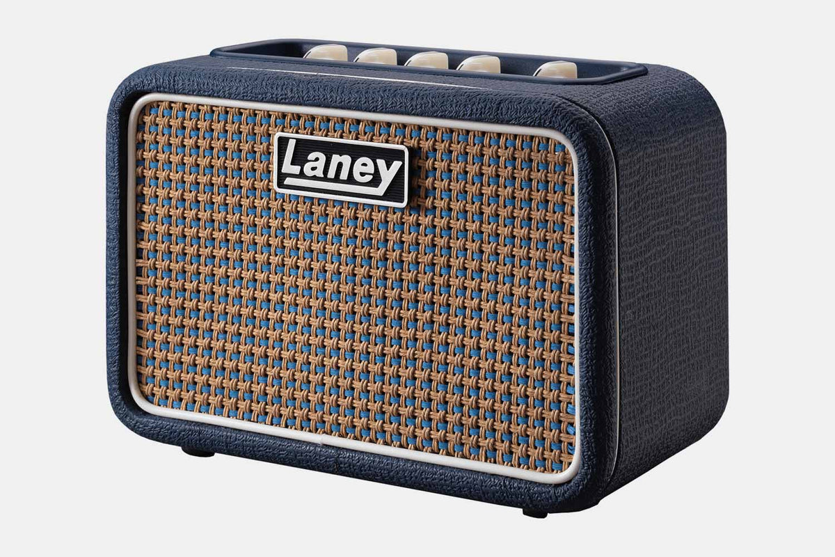 Laney Mini-ST-Lion Blauw - comboversterker Bluetooth &amp; op batterijen