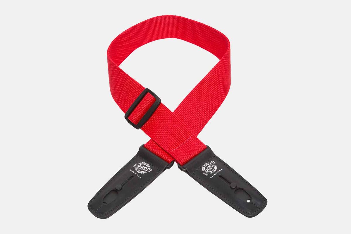 Lock-It LIS 002 P2- RED Gitaarband Rood (5585197007012)
