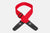 Lock-It LIS 002 P2- RED Gitaarband Rood (5585197007012)