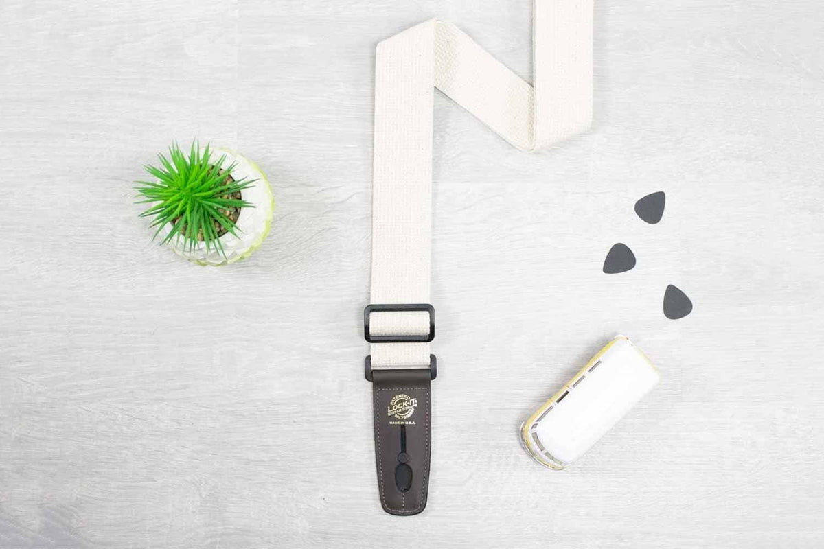 Lock-It LIS 049 C2-NAT/BRN Gitaarband (5318936920228)