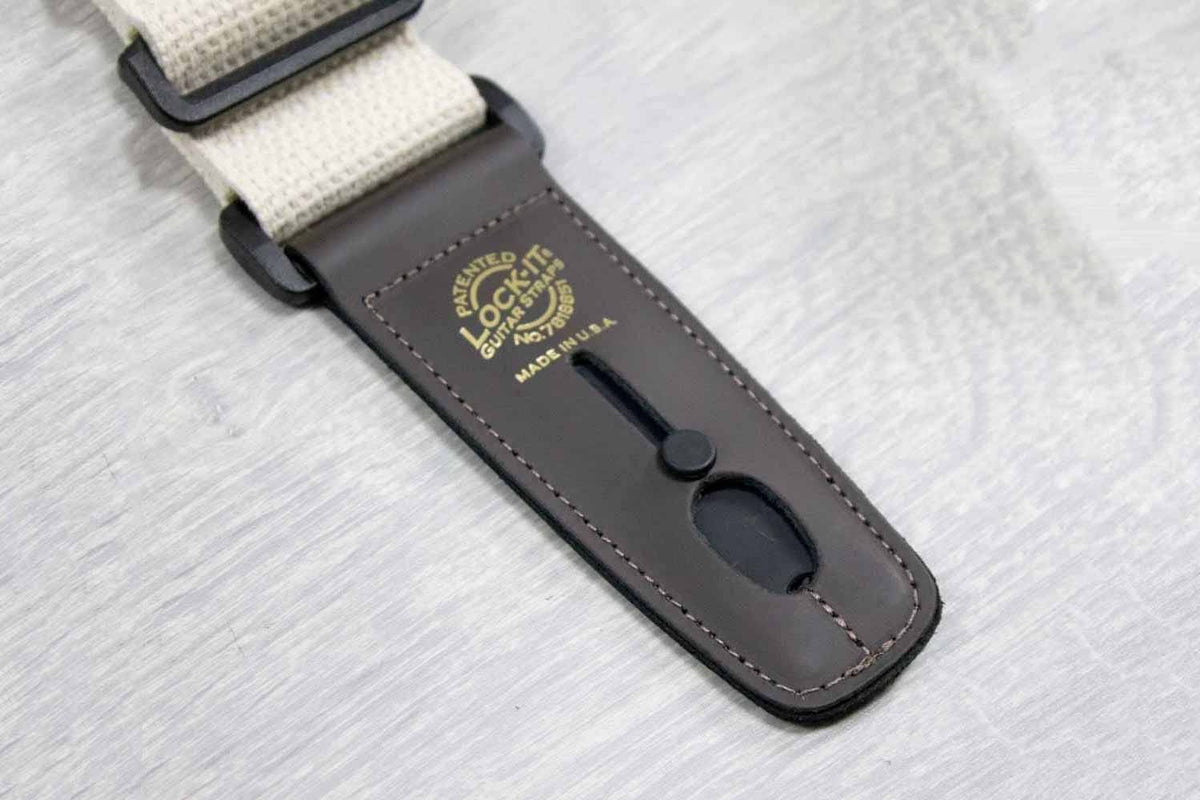 Lock-It LIS 049 C2-NAT/BRN Gitaarband (5318936920228)