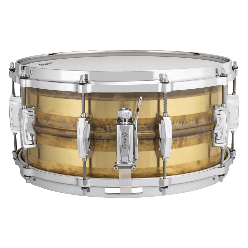 Ludwig LB552RS 6.5x14 Raw Striped Bronze Sd