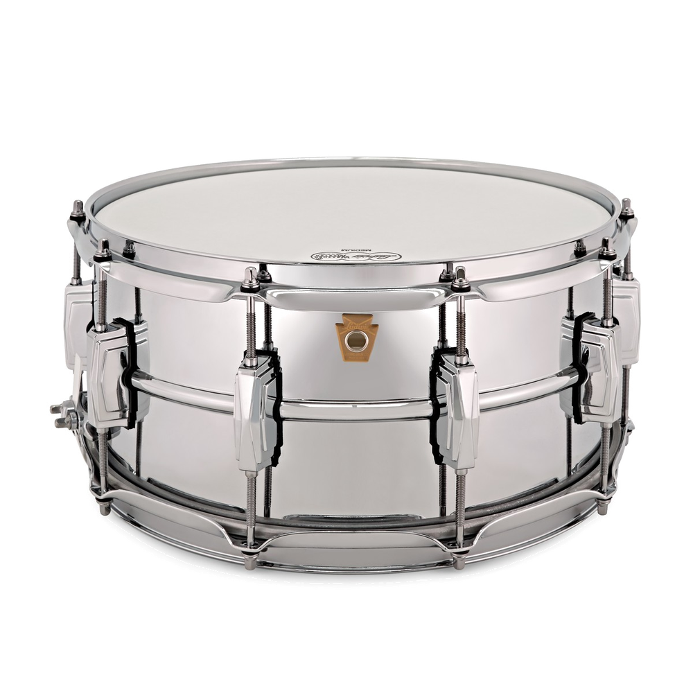 Ludwig LM402 6.5x14 S-Pho Metal Snare Dr