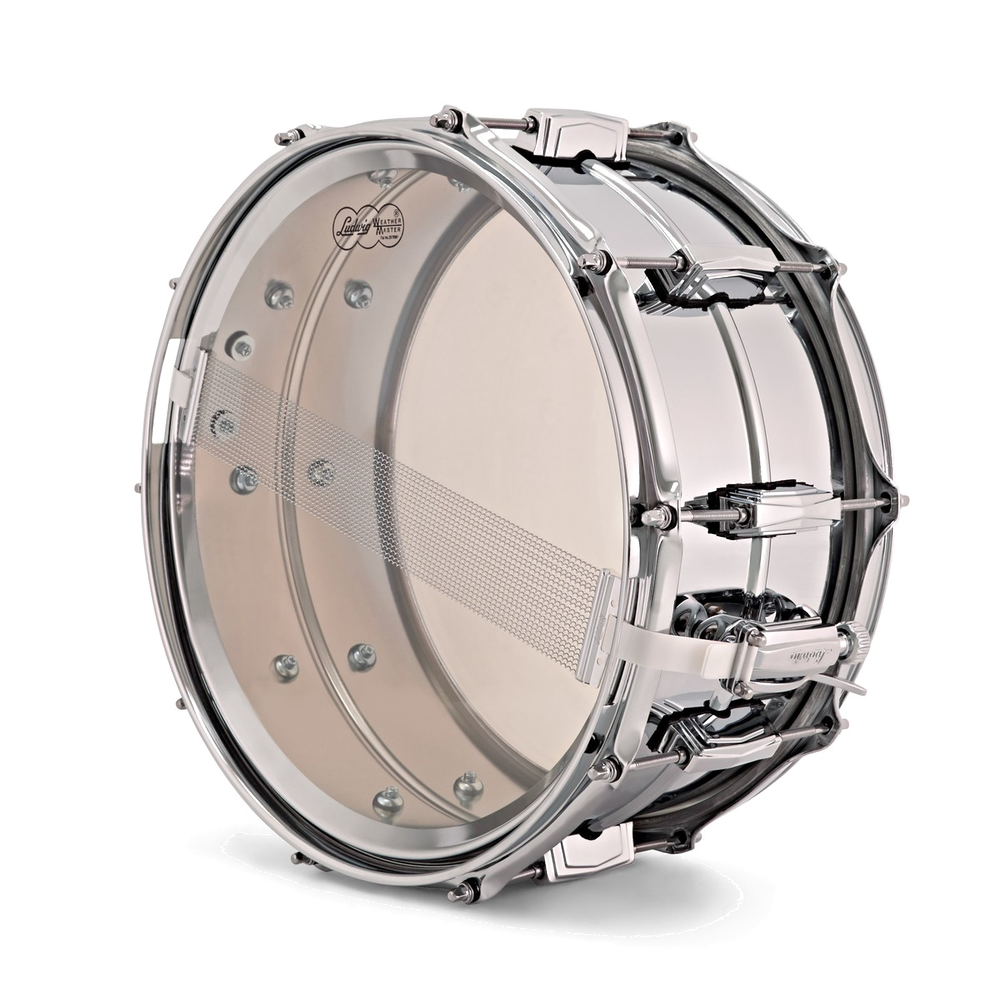 Ludwig LM402 6.5x14 S-Pho Metal Snare Dr