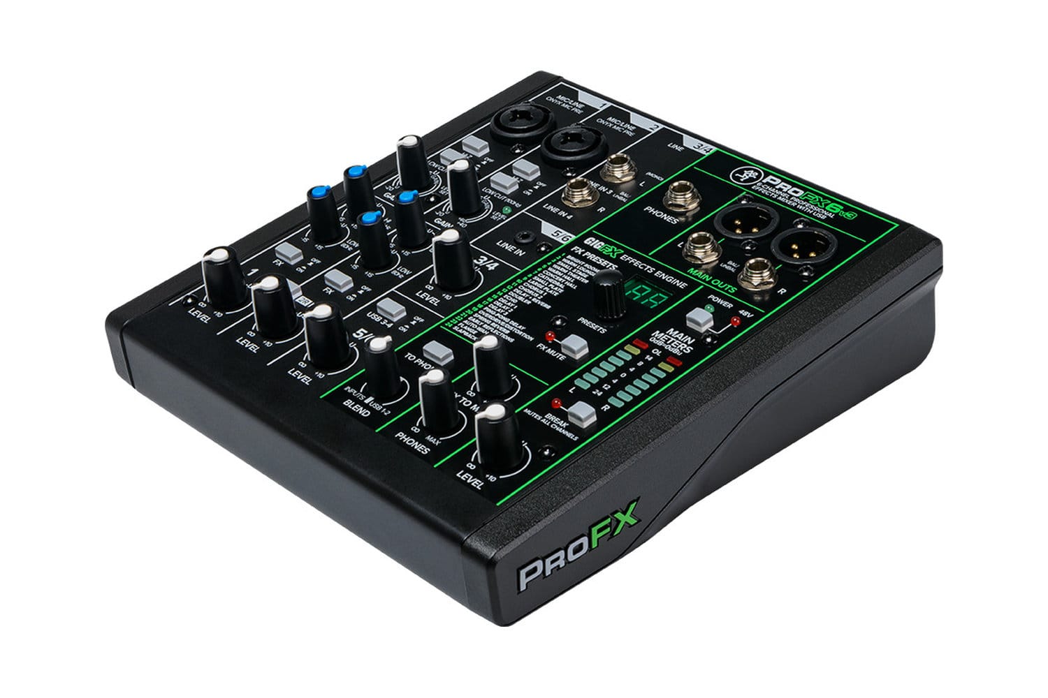 Mackie PROFX6V3 - 6 kanaals Mengpaneel