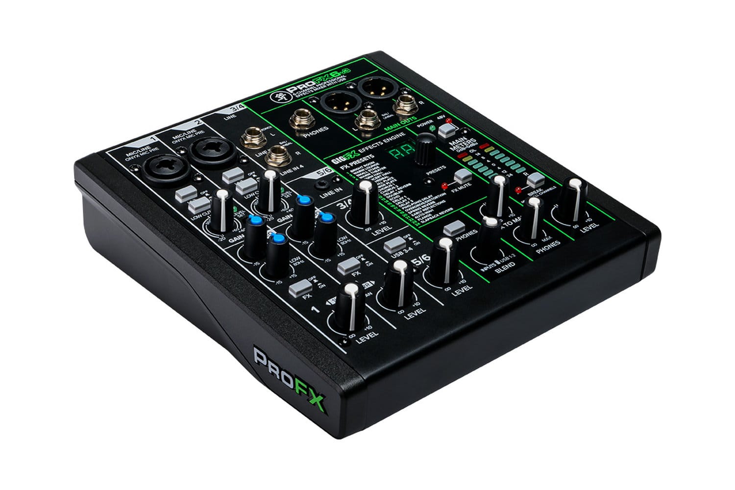 Mackie PROFX6V3 - 6 kanaals Mengpaneel
