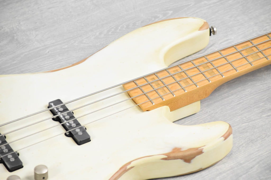 Markbass MB JF1 White Battered 4 VG RW Basgitaar