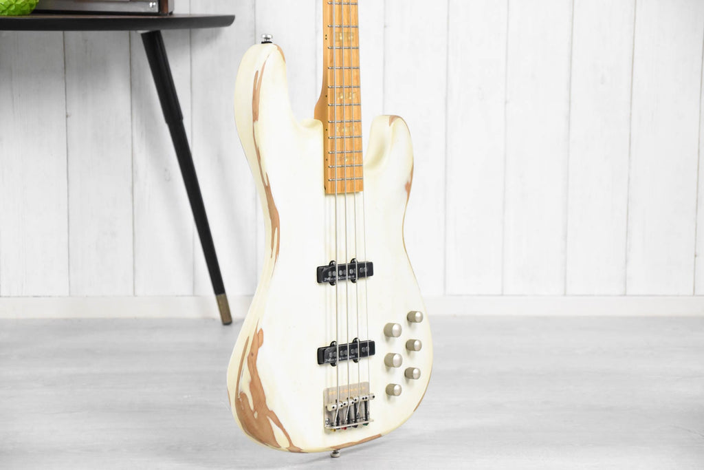 Markbass MB JF1 White Battered 4 VG RW Basgitaar