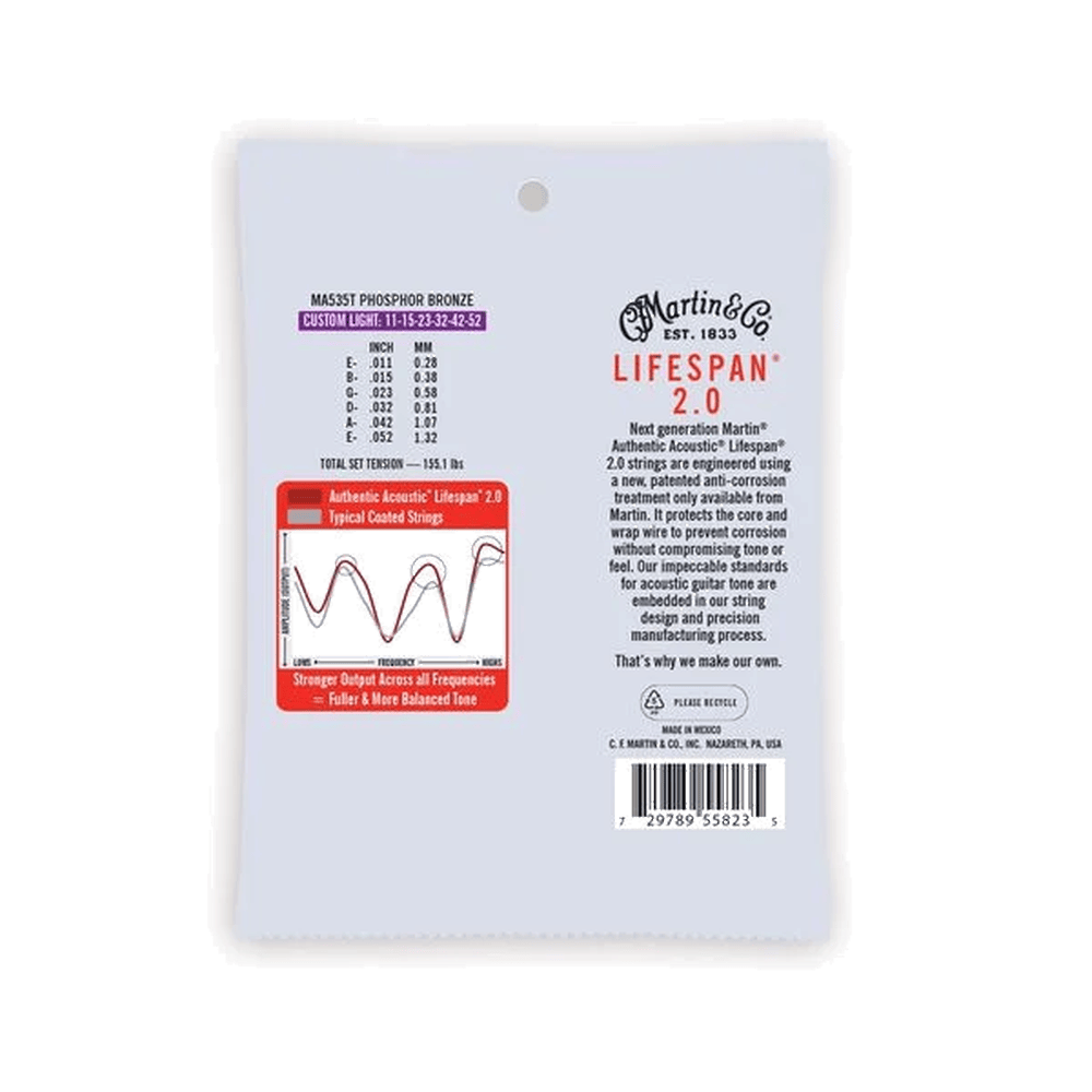 Martin MA535T Lifespan Bronze 011-052