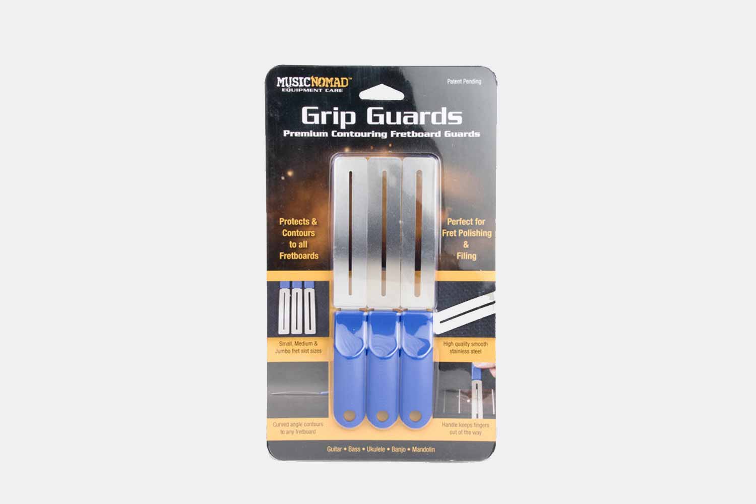 Music Nomad GRIP Guards - 3 Pro Fretboard Guards - MN225 (5482577428644)