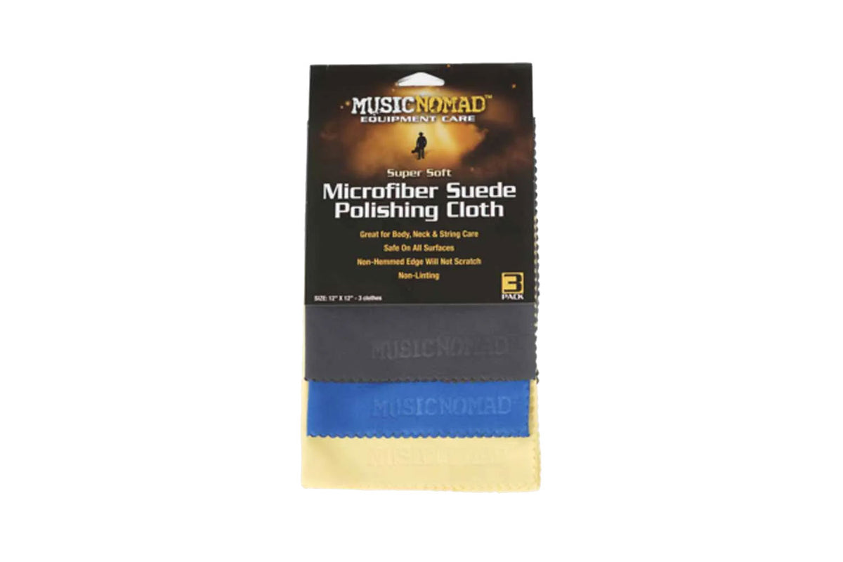 Music Nomad Microfiber Suede Polishing Cloth Pak - MN203