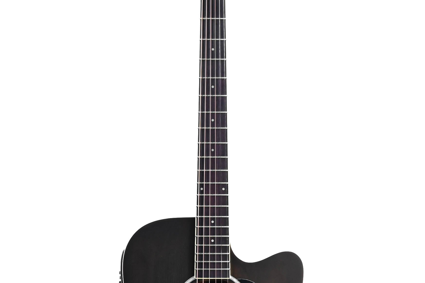 NX STLD10-BKCEQ Dreadnought Black semi-akoestisch