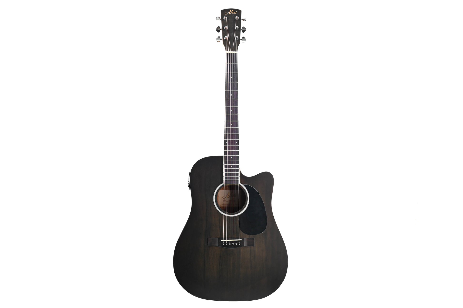 NX STLD10-BKCEQ Dreadnought Black semi-akoestisch