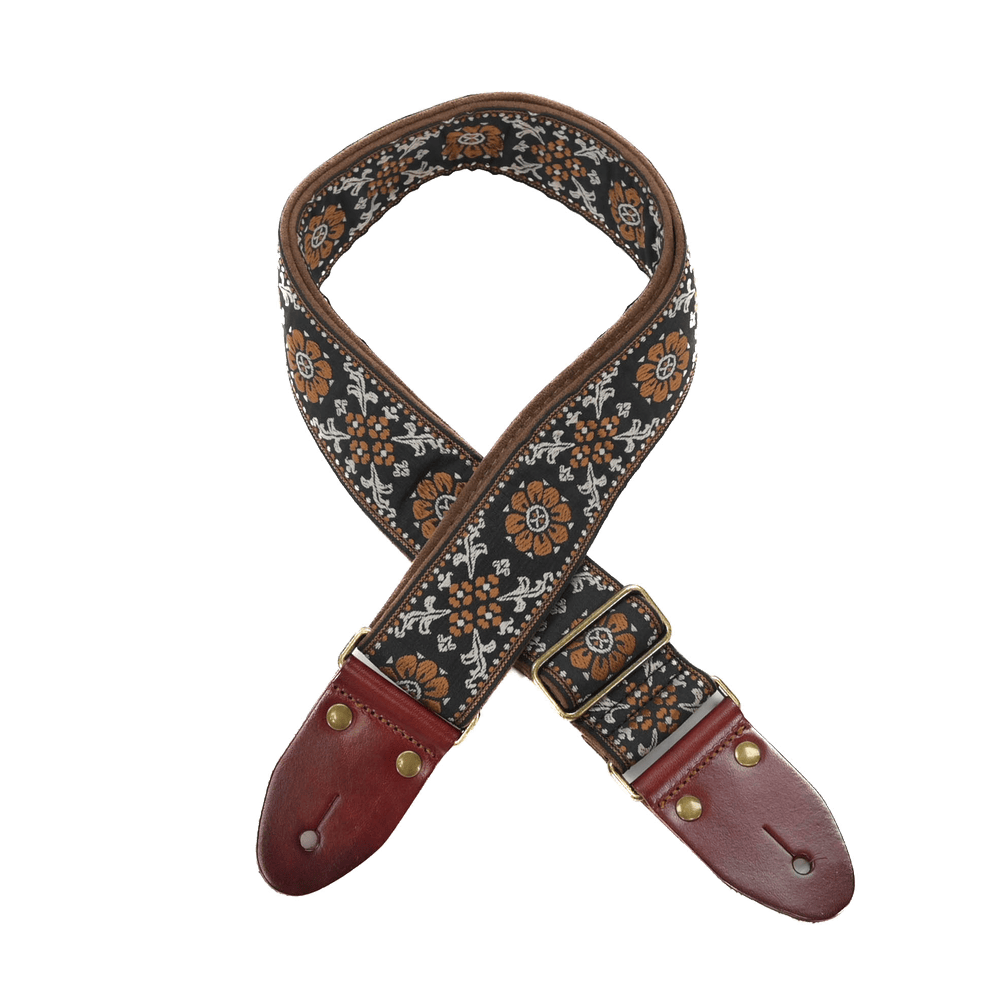 NX Gitaarband BWS401 Black Retro Bloom