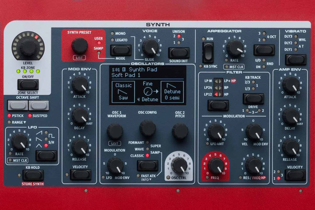 Nord Stage 3 - HP 76 toetsen