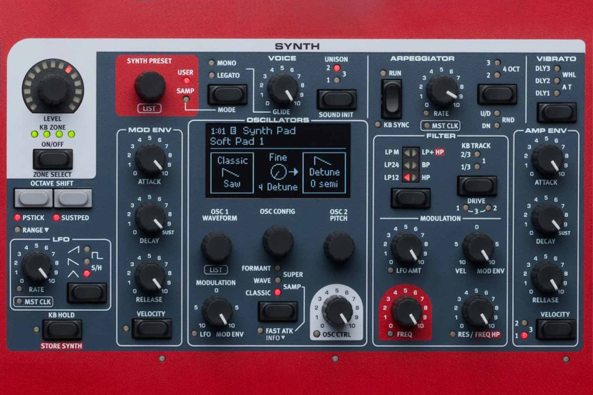 Nord Stage 3 - HP 76 toetsen