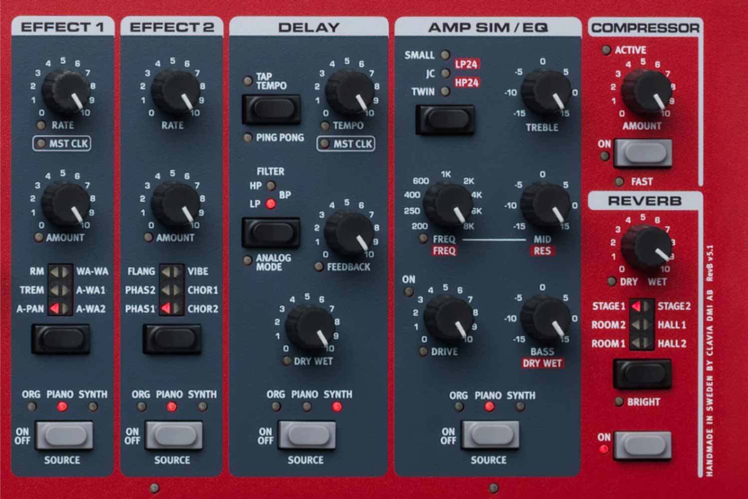 Nord Stage 3 - HP 76 toetsen