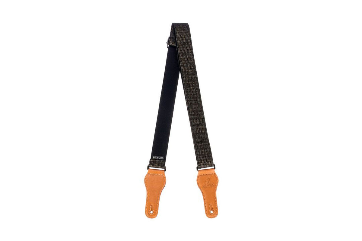 Ortega OCS-200U Ukulele Strap Coal Cotton