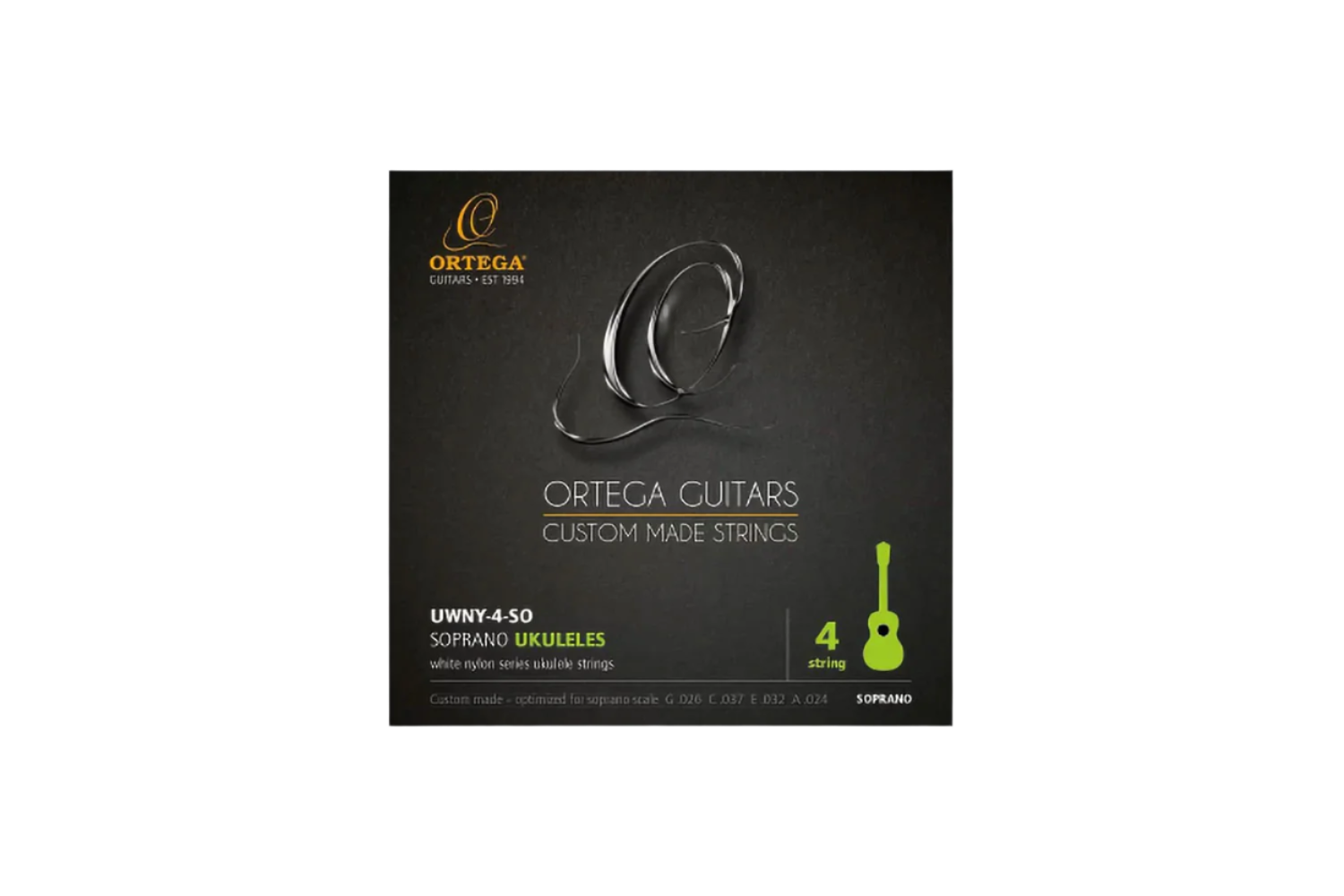 Ortega Sopraan Ukulele Snaren UWNY-4-SO
