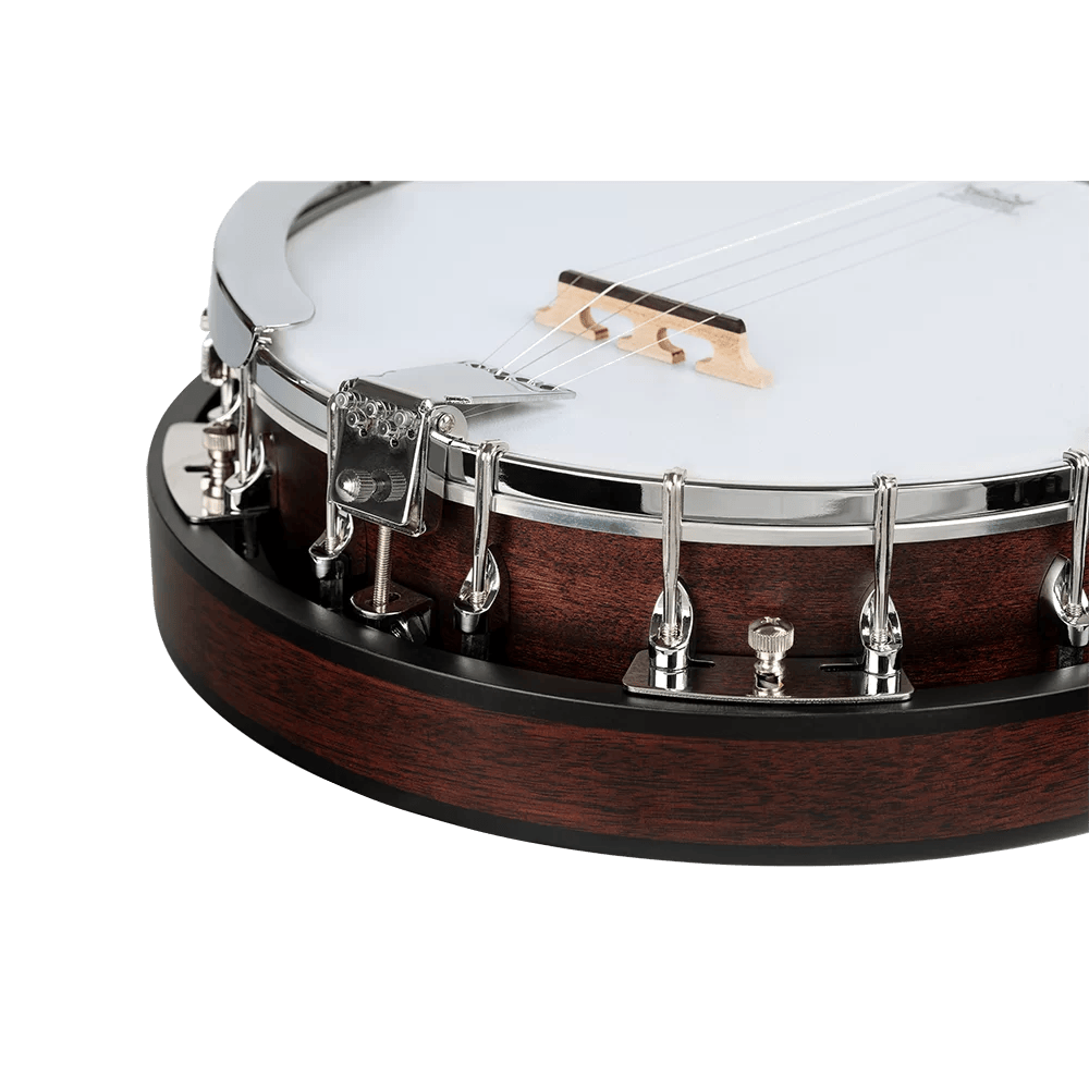 Ortega OBJ150-WB Americana Series Banjo 5 String - Mahogany Satin Whiskey Burst