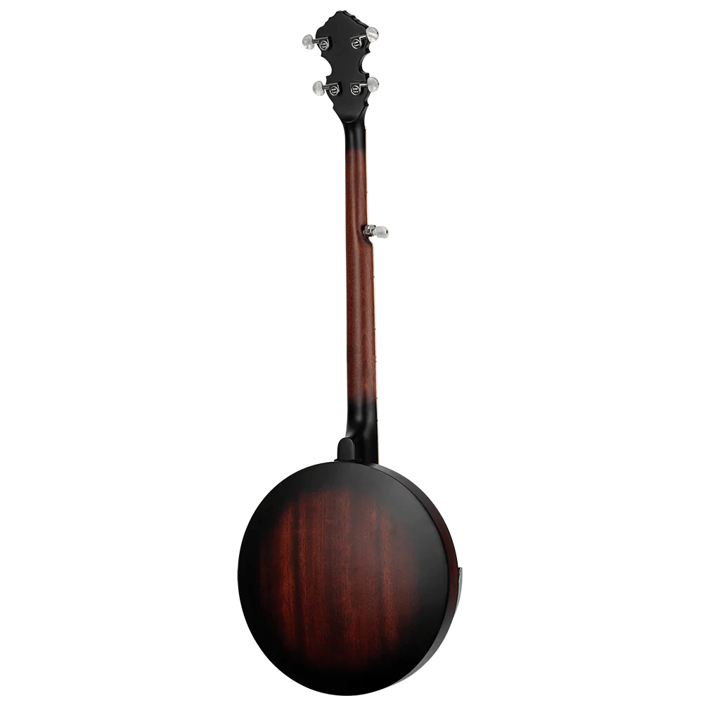 Ortega OBJ150-WB Americana Series Banjo 5 String - Mahogany Satin Whiskey Burst
