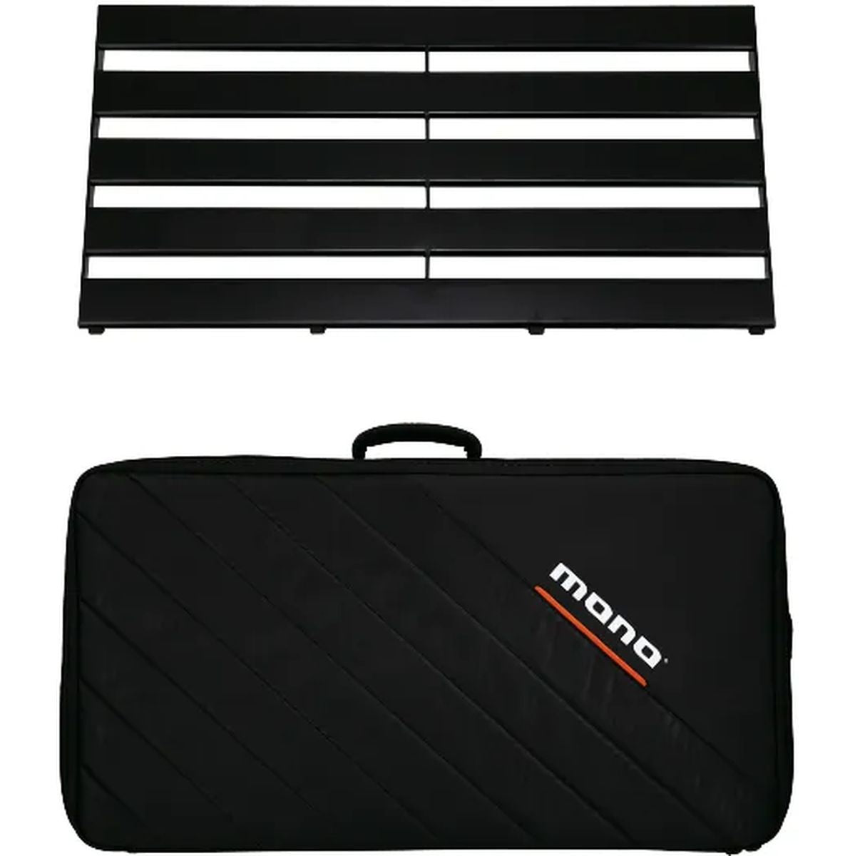 MONO Pedalboard Rail Large Black And Stealth Pro Accessory Case Black