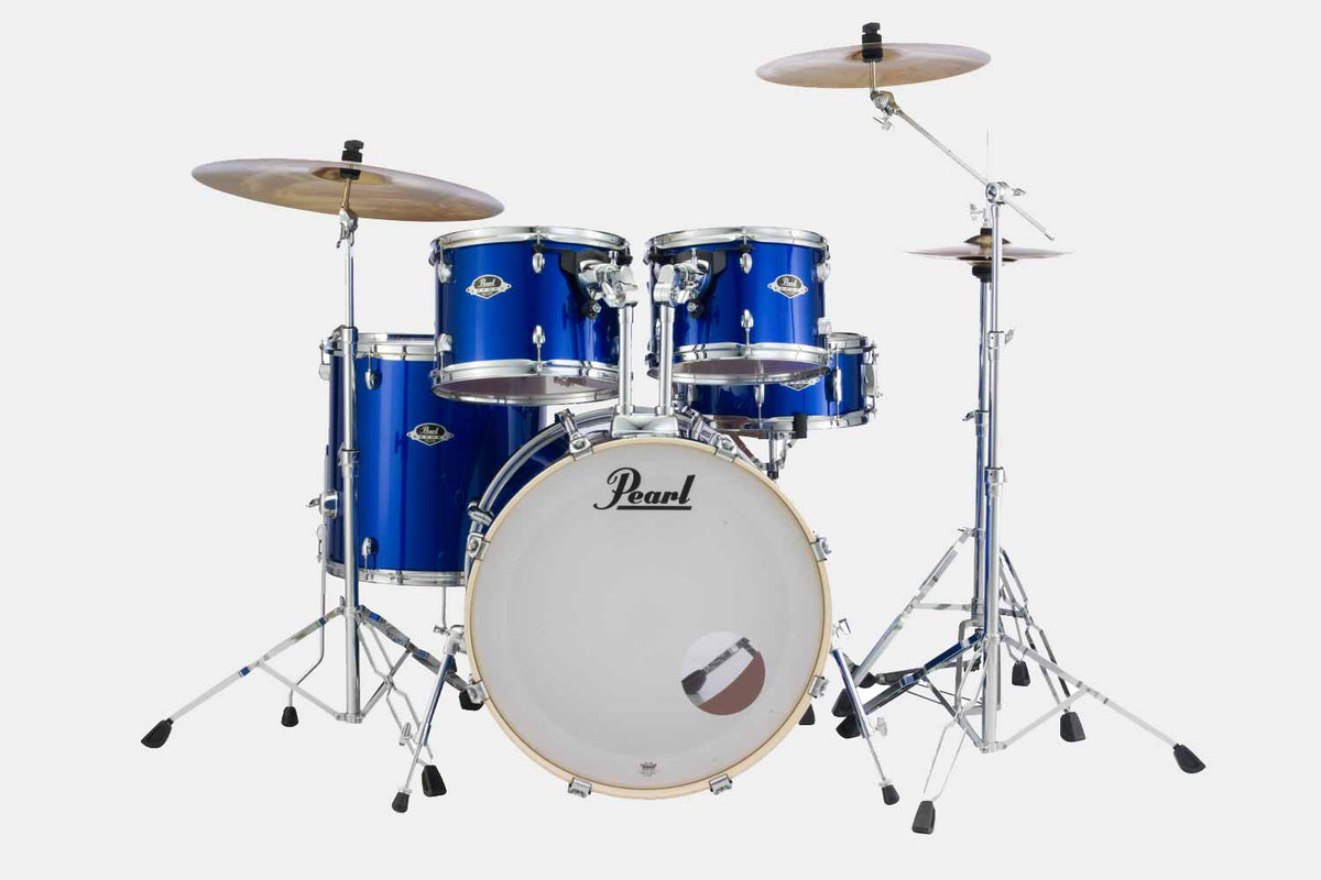 Pearl Export EXX725SBR/C717 High Voltage Blue inclusief bekkens (5610684973220)