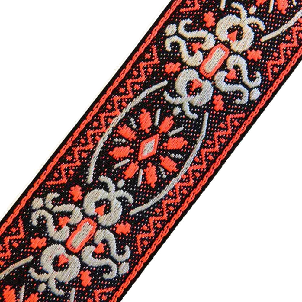 RICHTER Retro Guitar Strap Red / Black - 1768