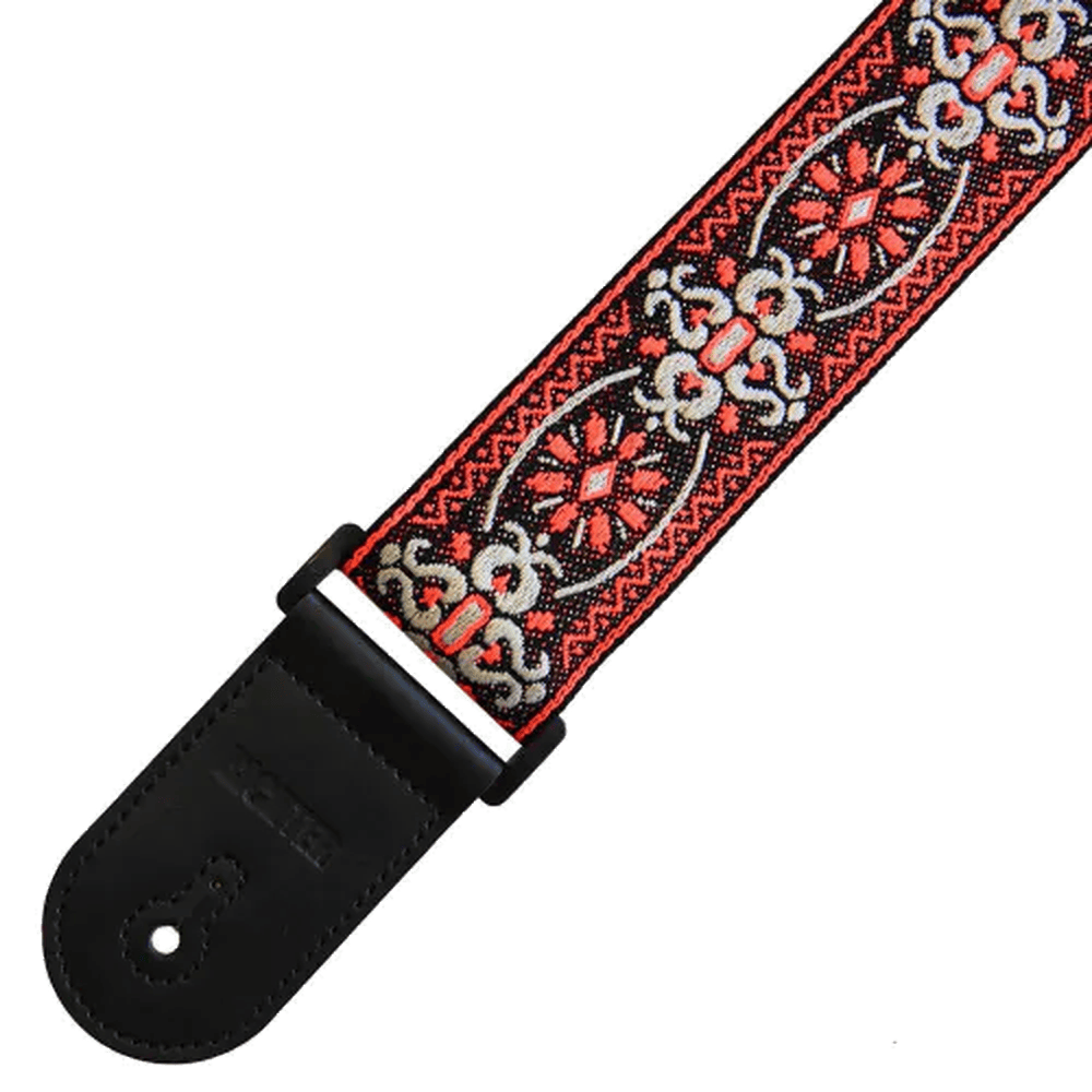 RICHTER Retro Guitar Strap Red / Black - 1768