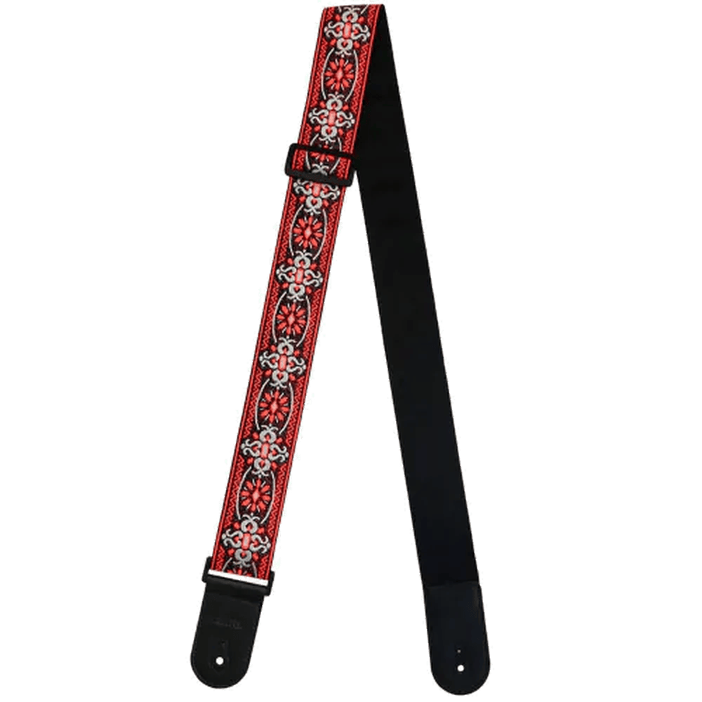 RICHTER Retro Guitar Strap Red / Black - 1768