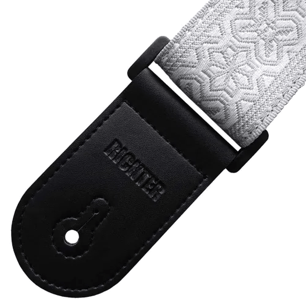 RICHTER Retro Guitar Strap White / Grey - 1956