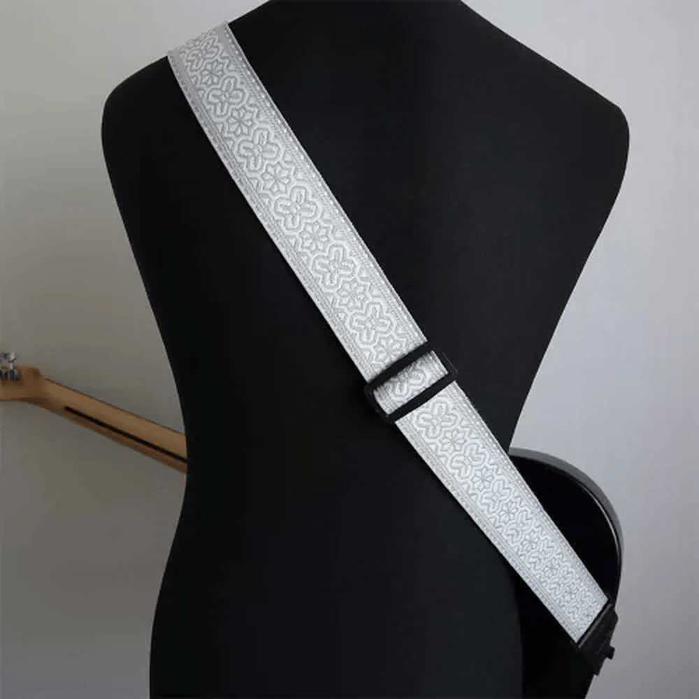 RICHTER Retro Guitar Strap White / Grey - 1956