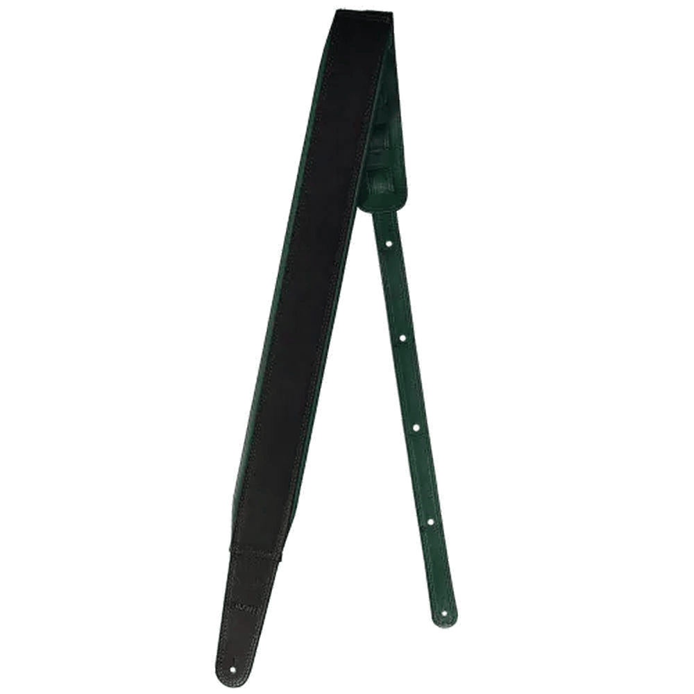RICHTER Springbreak I Nappa Guitar Strap Black / Olive - 1711