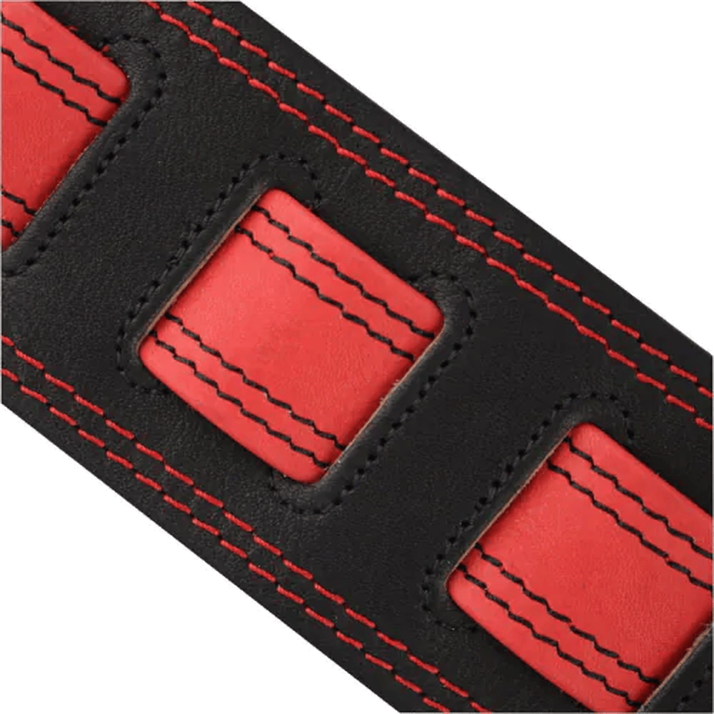 RICHTER Springbreak I Nappa Guitar Strap Black / Red - 1543