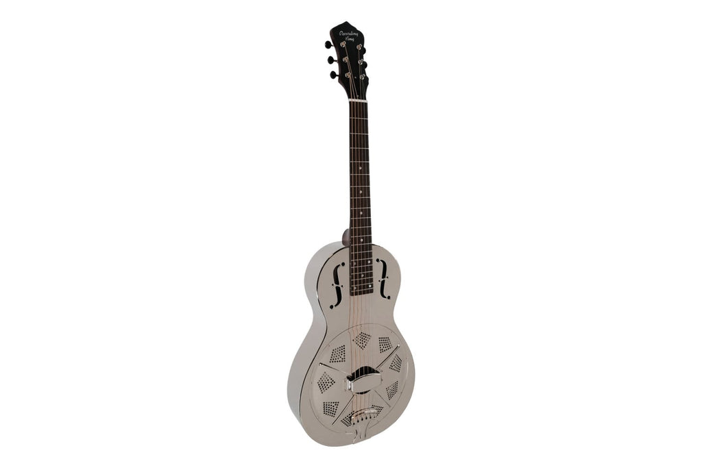 Recording King RM-993 Brass Resonator Gtr, Parlor