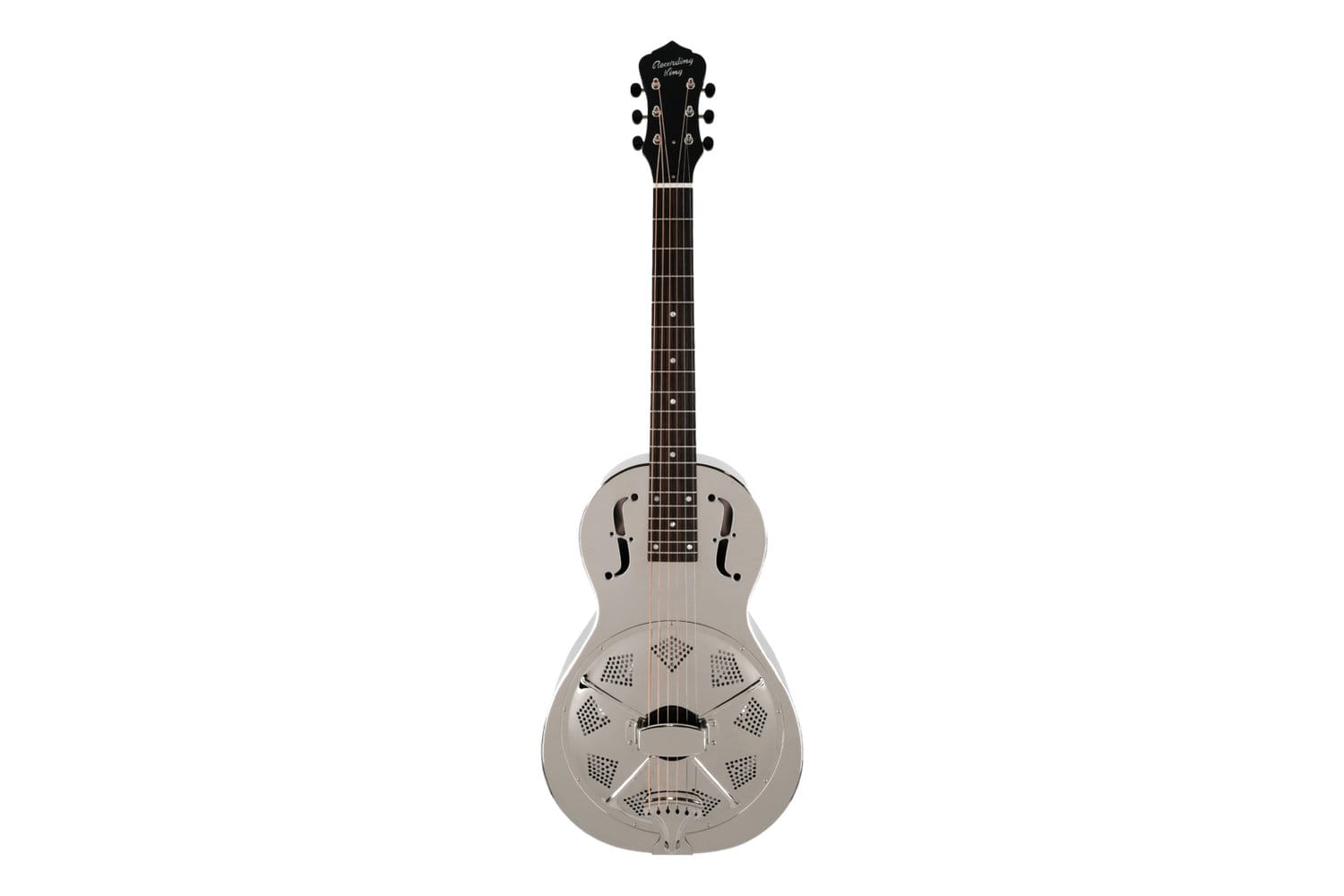 Recording King RM-993 Brass Resonator Gtr, Parlor
