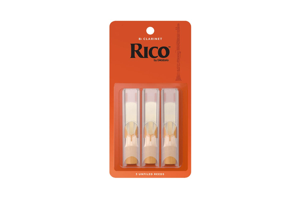 D&#39;Addario Woodwinds 2 Rico Klarinet 3-Pack