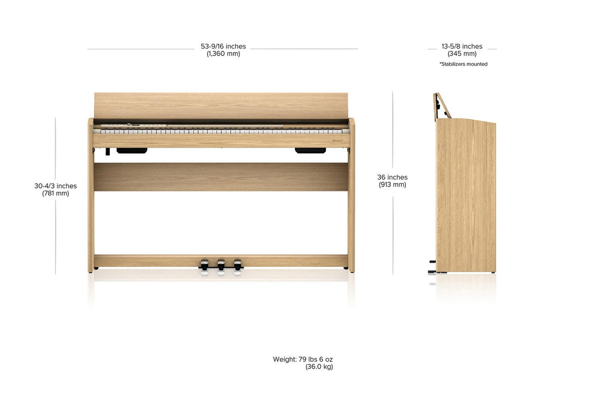 Roland F701-LA Light Oak