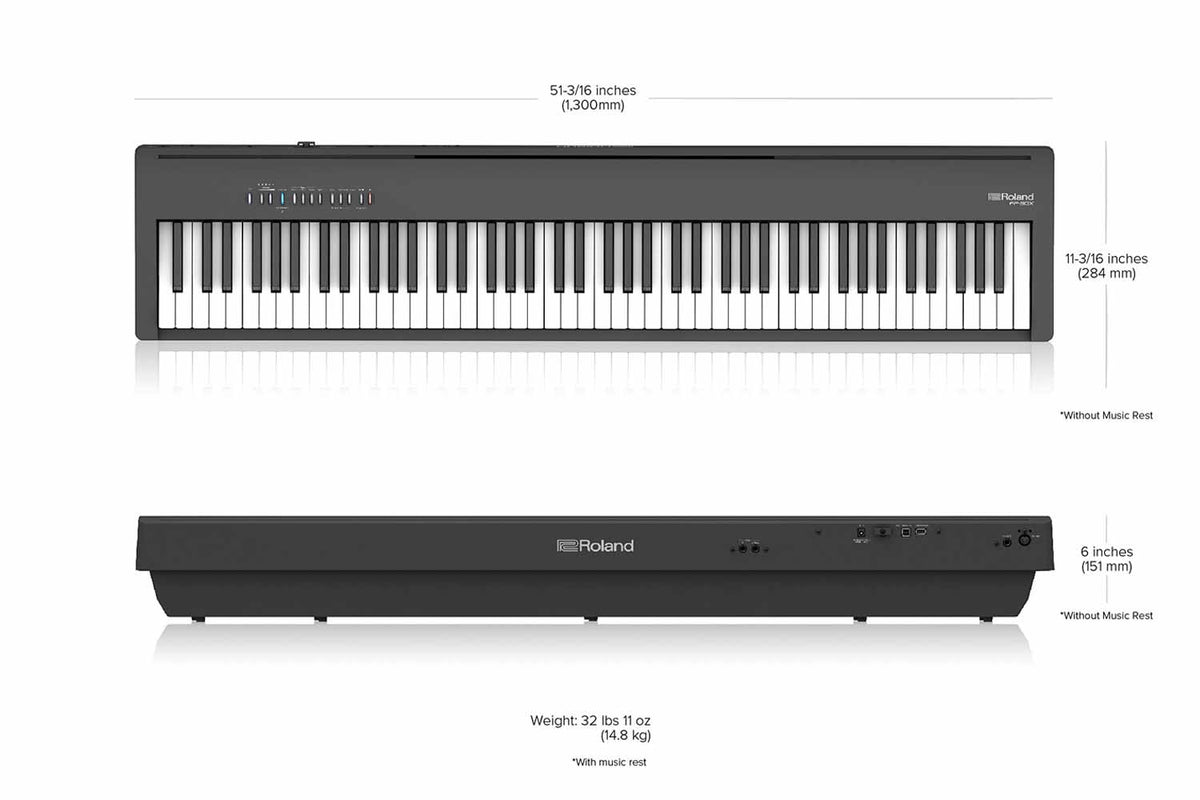 Roland FP-30X BK Stage piano