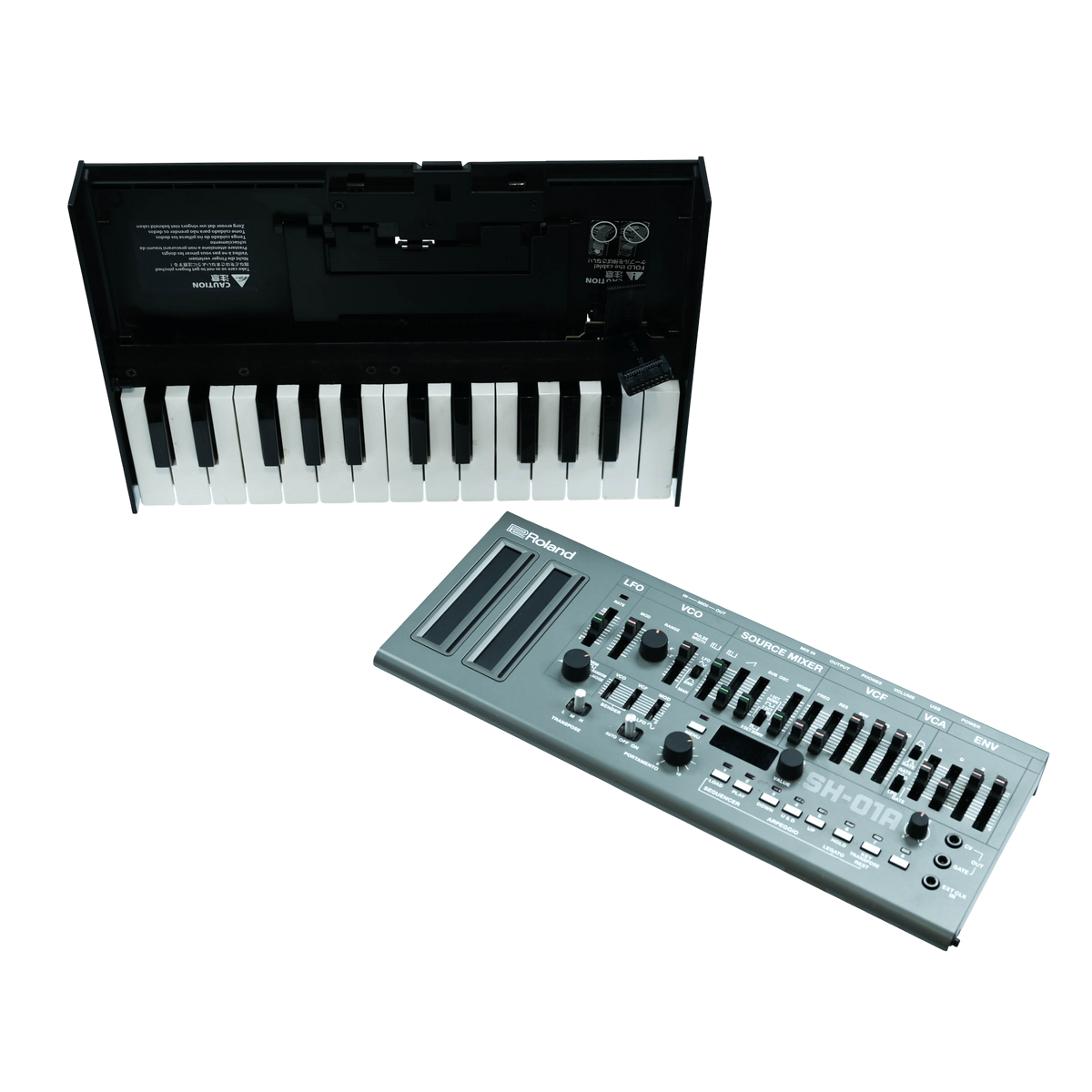 Roland SH-01A inclusief K-25M Keyboard unit