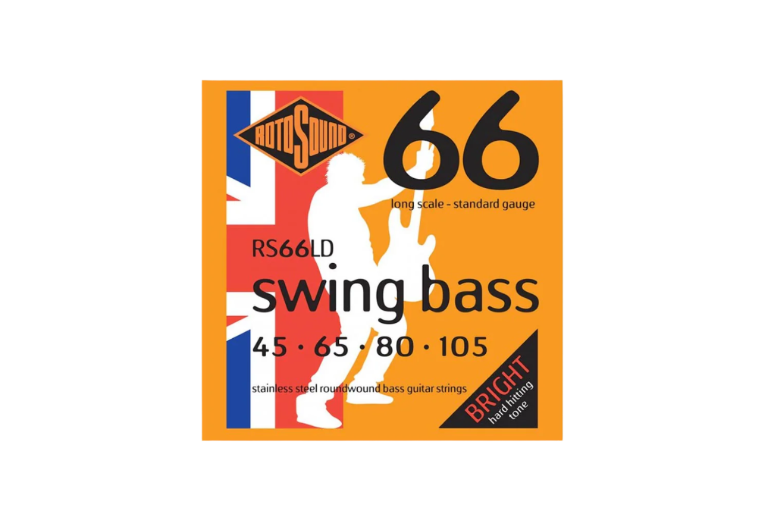 Rotosound RS 66LD Stainless Steel Standard 045-105